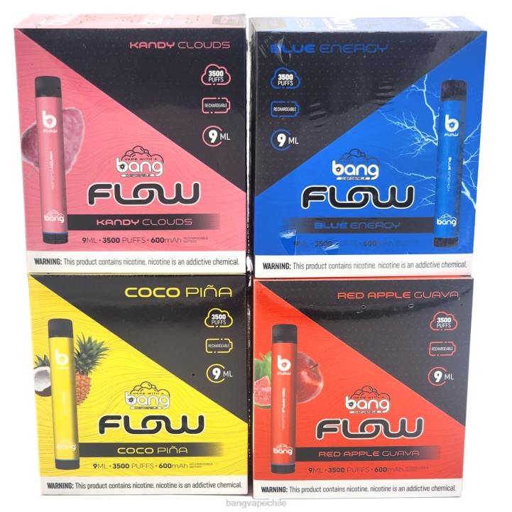 Bang Vape Flow 3.500 caladas (caja de 10) desechable - Vape Gang disposables 2N68T37