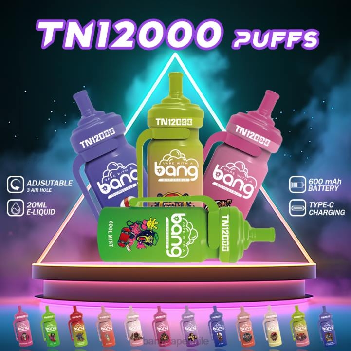 Bang Vape TN12000 vaina con bobina de malla desechable - vape with a Bang precio 2N68T5