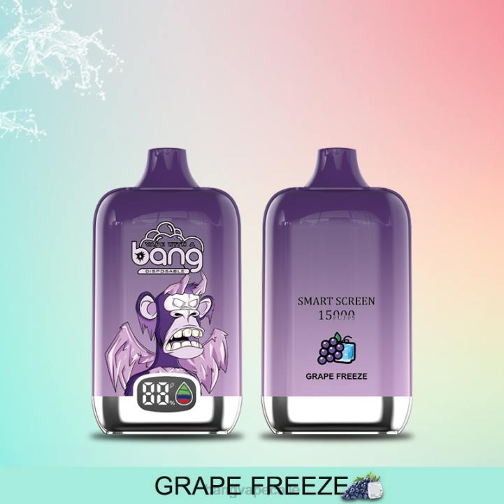 Bang Vape Digital Smart Screen 15000 inhalaciones 25ml desechable - Bape Vape precio 2N68T11
