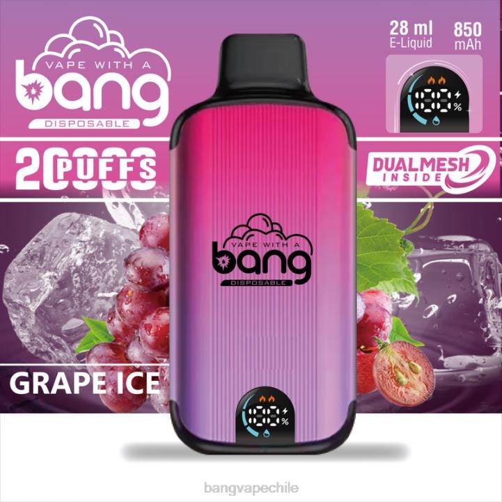 Bang Vape Digital Smart Screen 20000 bocanadas desechable - Bape Vape Chile 2N68T3
