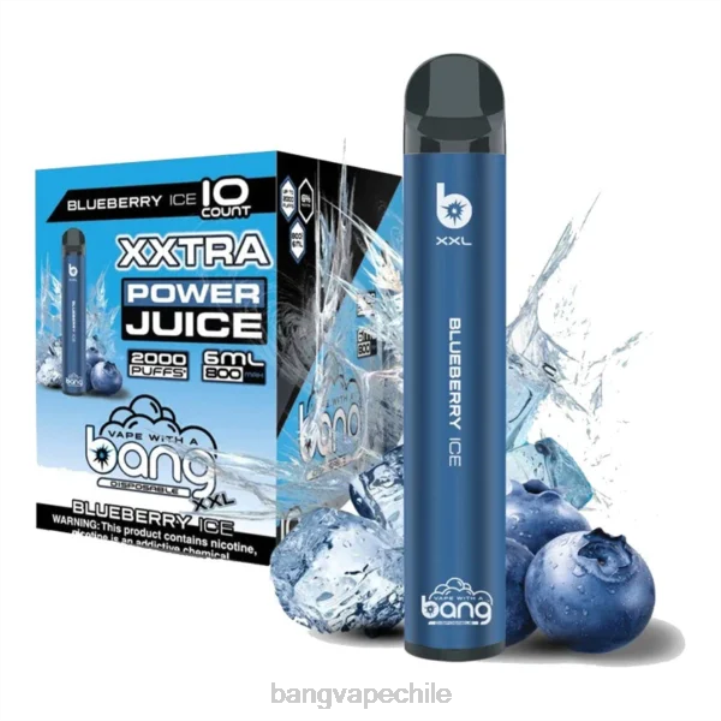 Bang Vape XXL 2000 bocanadas hielo de arándanos - Vape Gang Chile 2N68T14