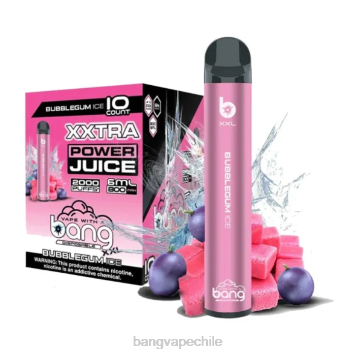 Bang Vape XXL 2000 bocanadas hielo de chicle - vape with a Bang precio 2N68T15