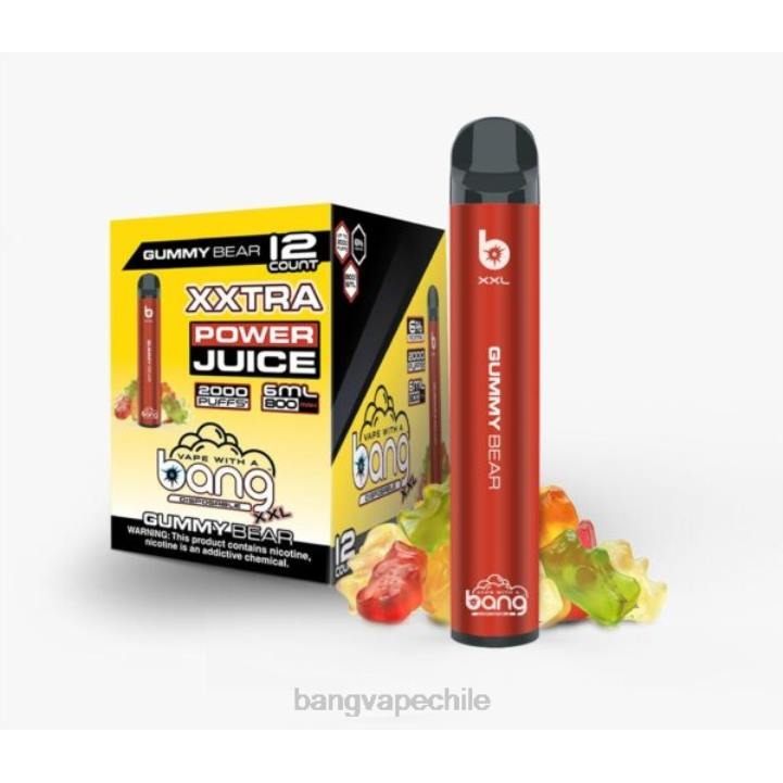 Bang Vape XXL 2000 bocanadas osito de goma - Vape Gang disposables 2N68T17
