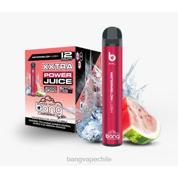 Bang Vape XXL 2000 bocanadas sandia exuberante - vape with a Bang disposable 2N68T26
