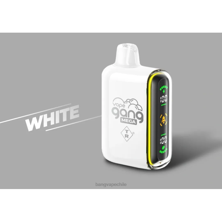 Vape Gang MEGA Vape desechable de 20.000 inhalaciones (caja de 5) blanco - Bape Vape flavors 2N68T60