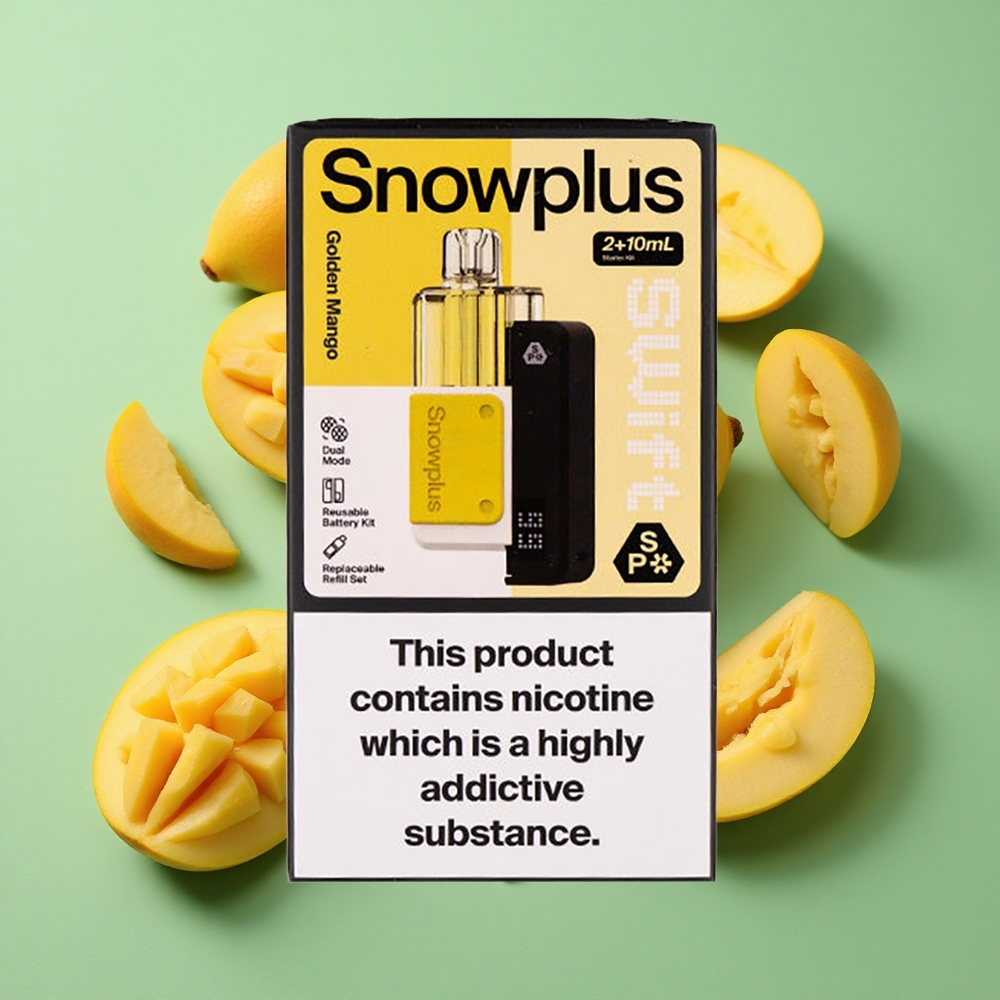 Snowplus Swift 5000 Puffs Mango Dorado Dual Mesh Chile al por mayor