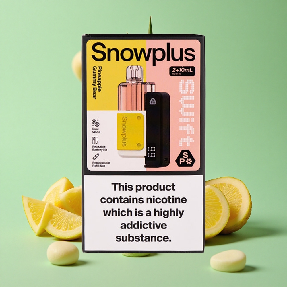 Snowplus Swift 5000 Puffs Osito de Goma Piña Dual Mesh Chile al por mayor