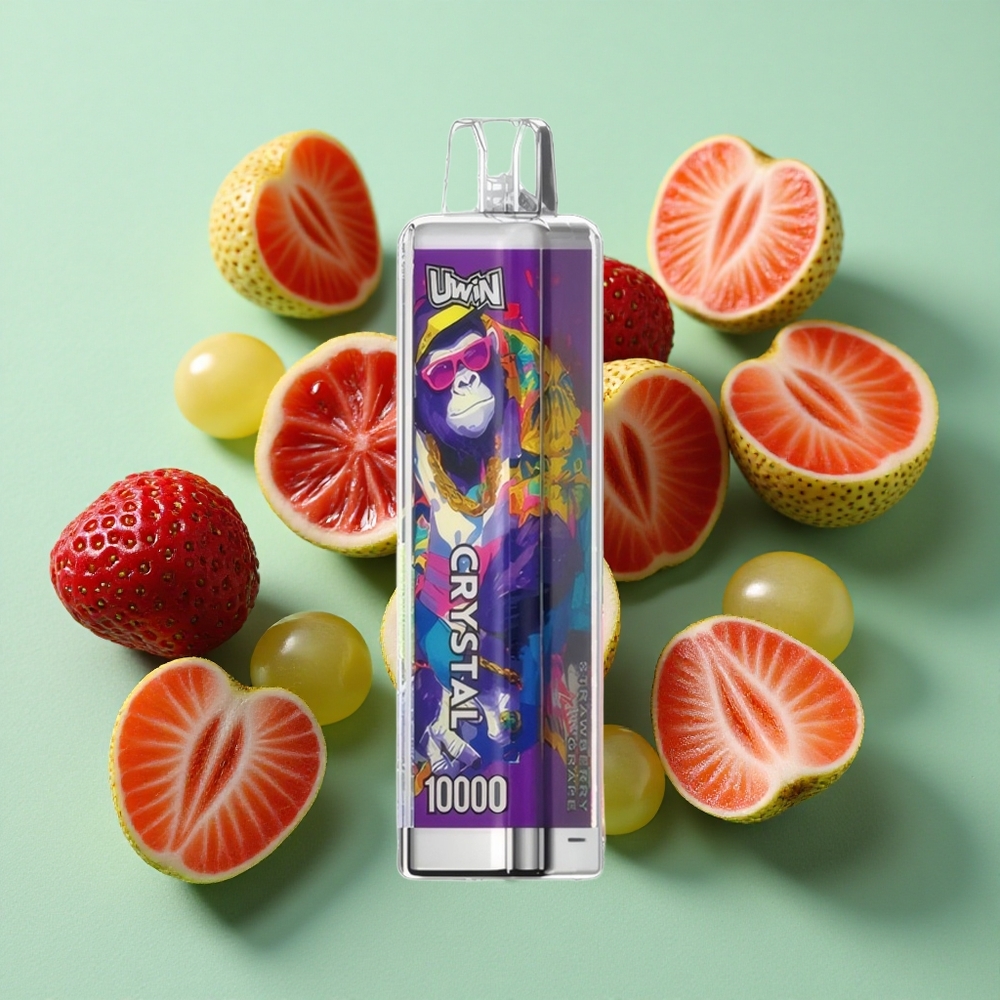 UWIN Crystal 10000 Puffs Fresa Uva 18ml Chile al por mayor