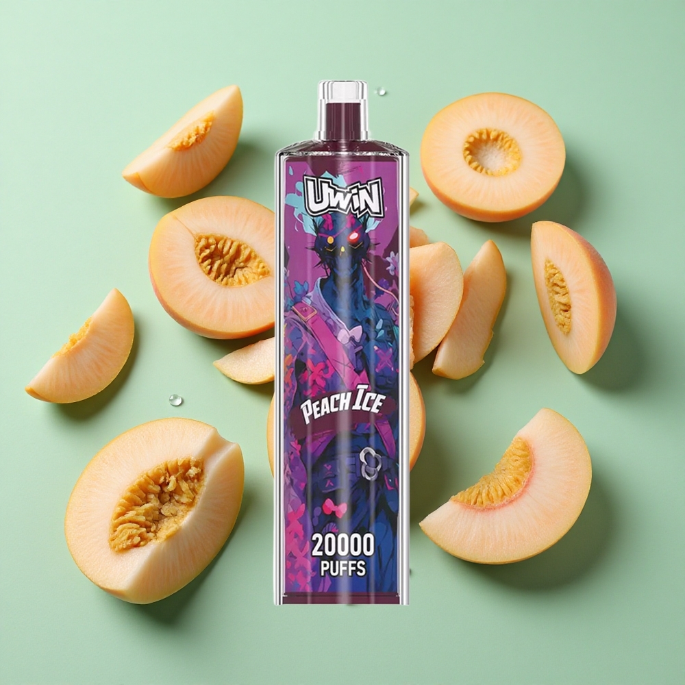 Uwin Shisha Crystal 20000 Puffs Melocotón Hielo 22ml Chile al por mayor