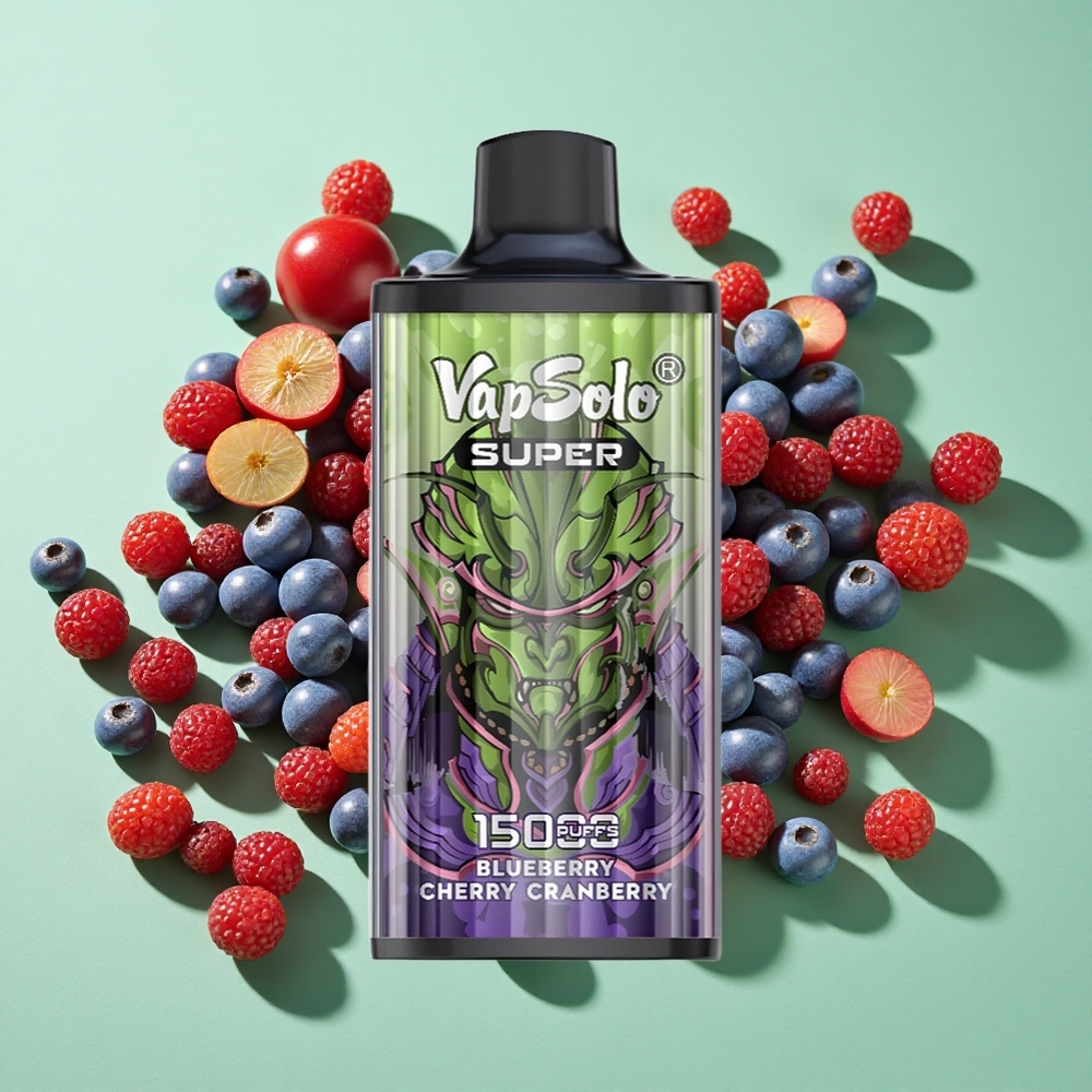 Vapsolo Super 15000 Puffs Arándano Cereza Blueberry Chile al por mayor