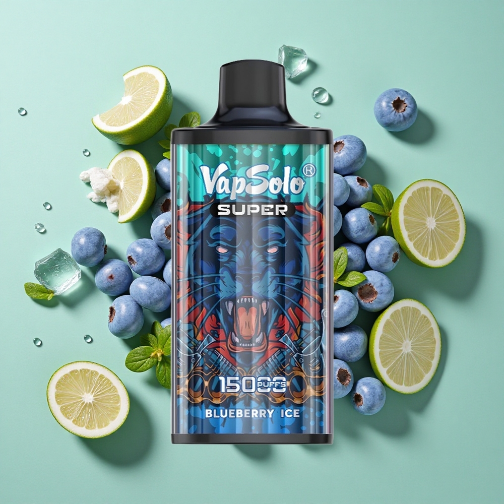 Vapsolo Super 15000 Puffs Arándano Helado 40ml Chile al por mayor