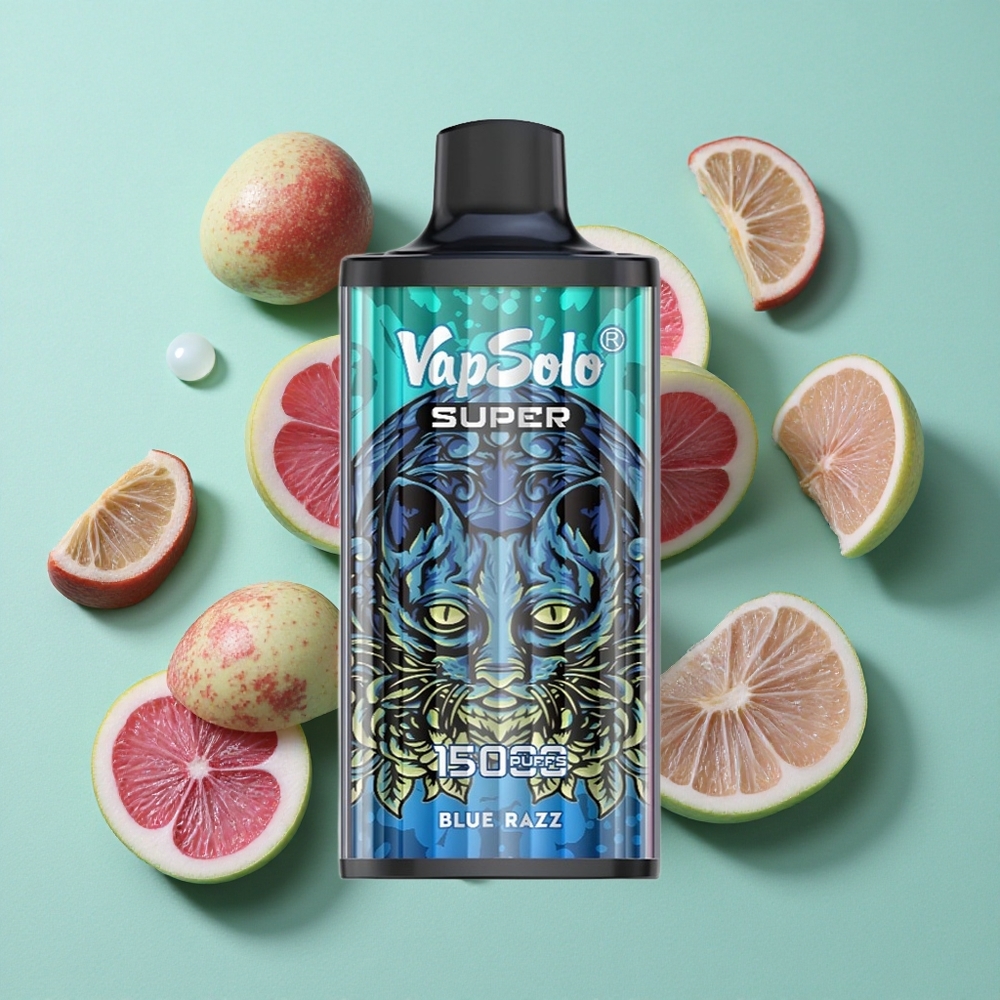 Vapsolo Super 15000 Puffs Blue Razz 40ml Chile al por mayor