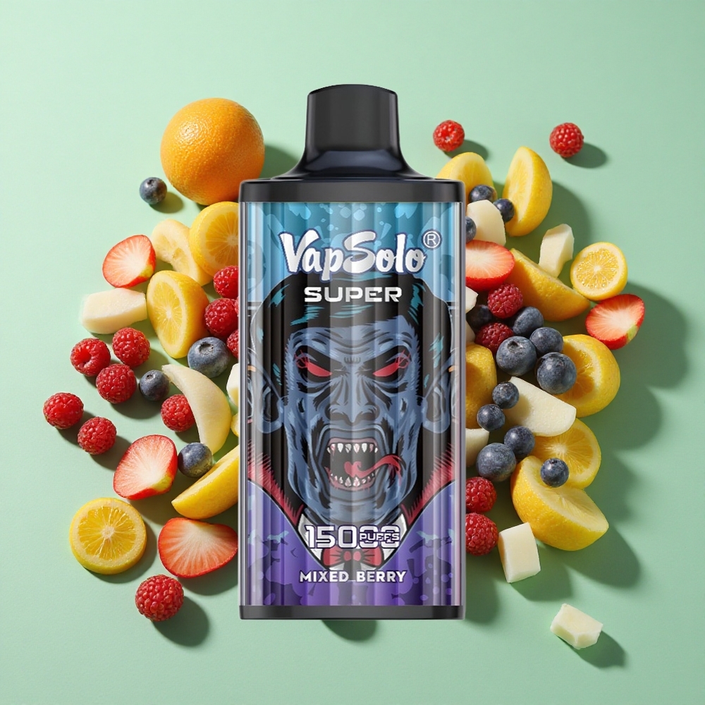 Vapsolo Super 15000 Puffs Mezcla de Bayas 40ml Chile al por mayor