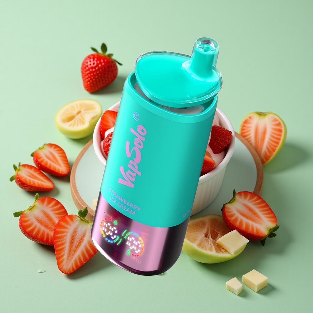 VapSolo Triple 30000 Puffs Fresa Crema Helada 40ml Chile al por mayor