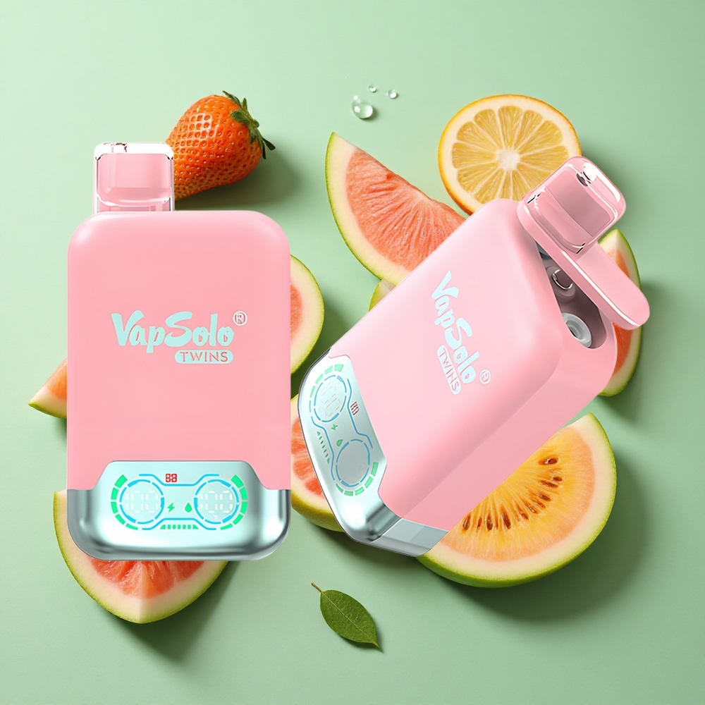 Vapsolo Twins 20000 Puffs Fresa Helada & Mango Melocotón Sandía 40ml Chile al por mayor