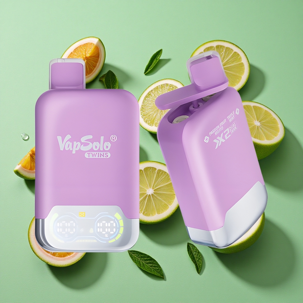 Vapsolo Twins 20000 Puffs Mojito Fruta de la Pasión & Menta Triple 40ml Chile al por mayor