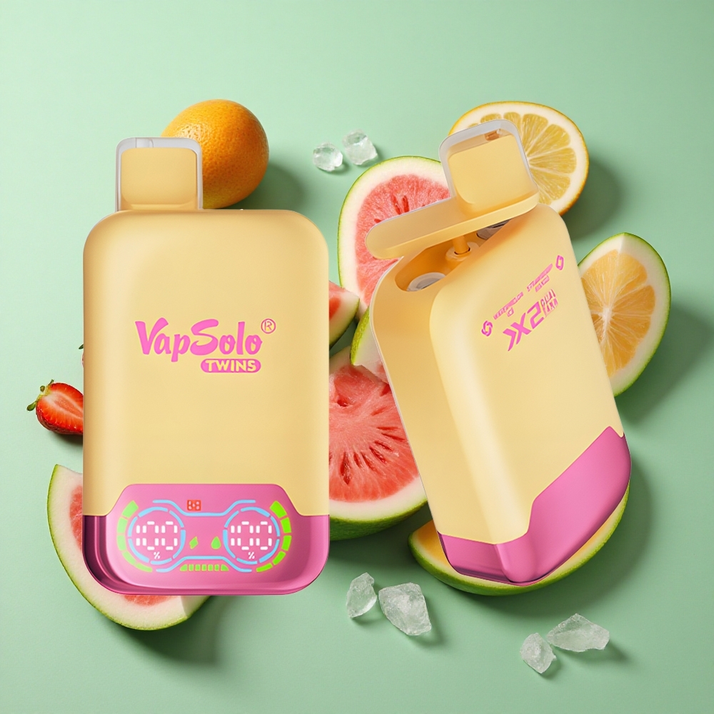 Vapsolo Twins 20000 Puffs Sandía Helada & Fresa Mango 40ml Chile al por mayor