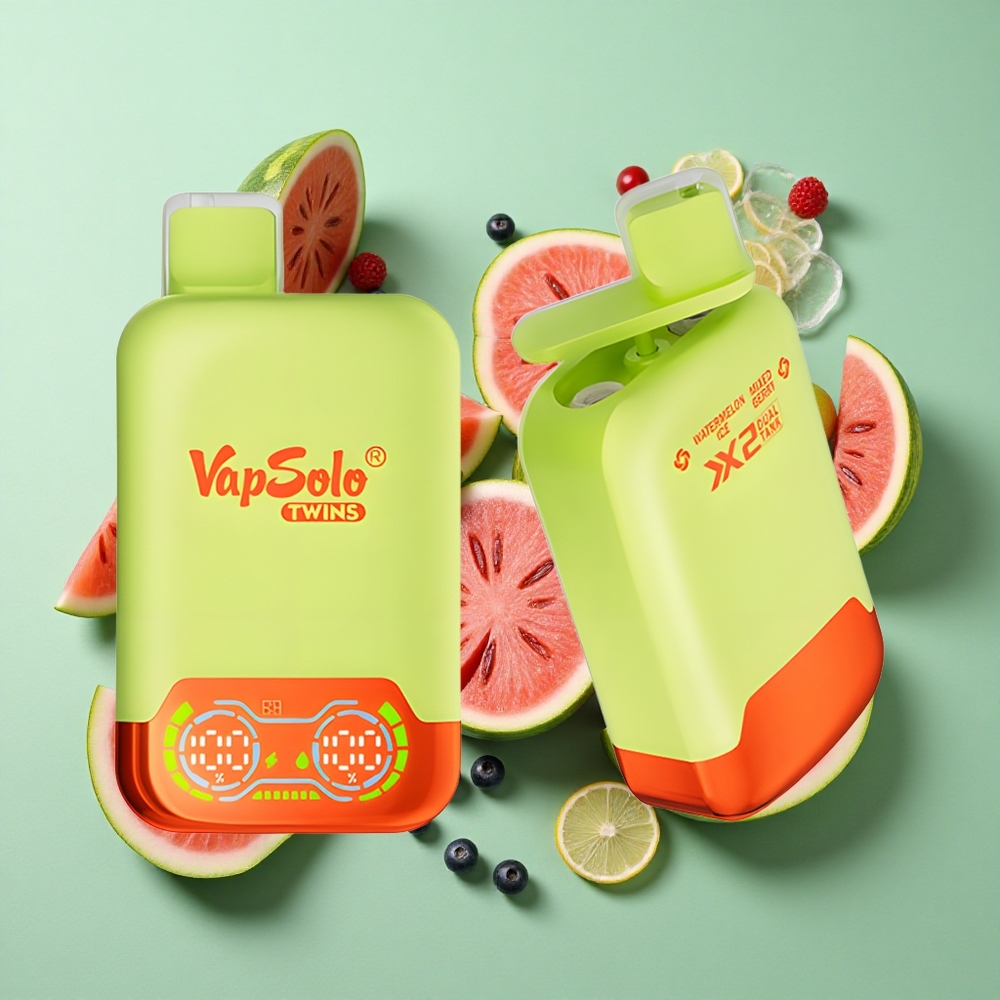 Vapsolo Twins 20000 Puffs Sandía Helada & Frutos del Bosque 40ml Chile al por mayor