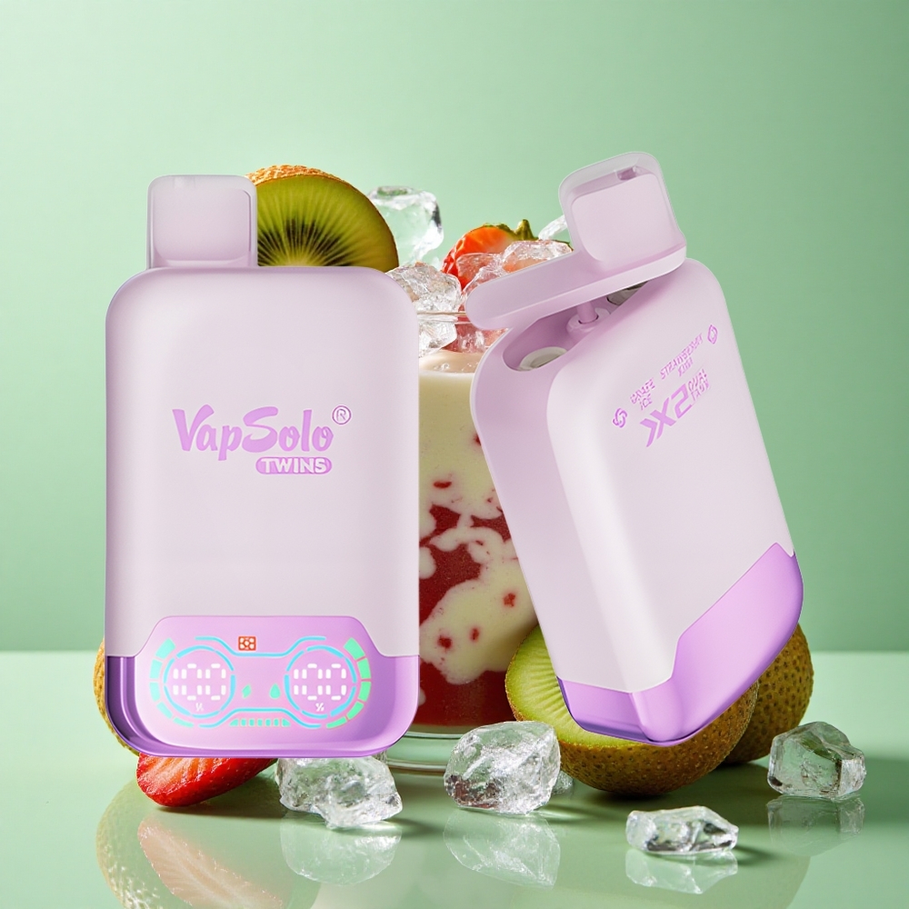 Vapsolo Twins 20000 Puffs Uva Helada & Fresa Kiwi 40ml Chile al por mayor