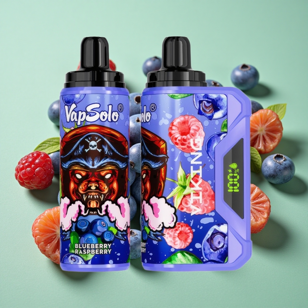 VapSolo VIKING 12000 Puffs Arándano Frambuesa 22ml Chile al por mayor