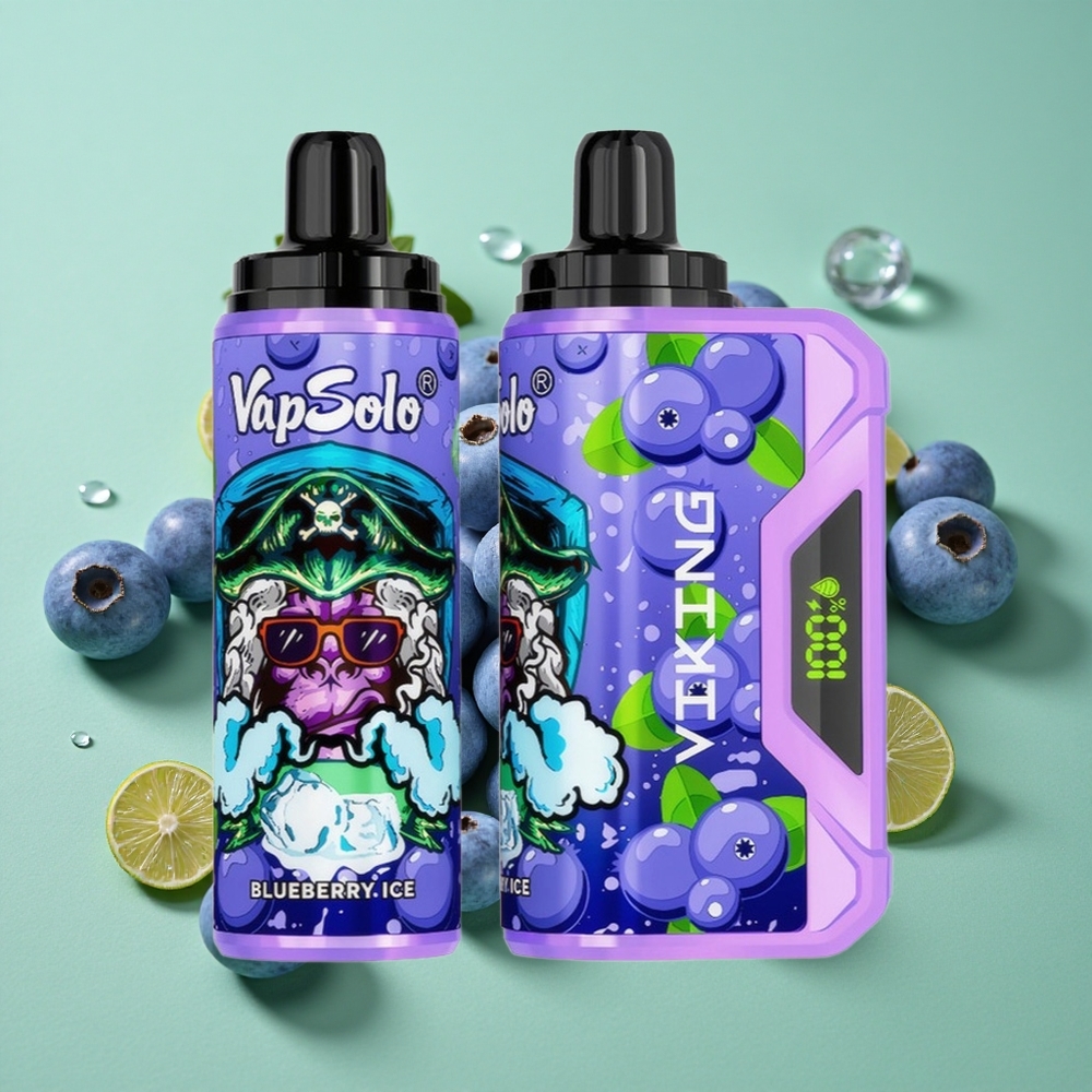 VapSolo VIKING 12000 Puffs Desechable Vape Arándano Chile al por mayor