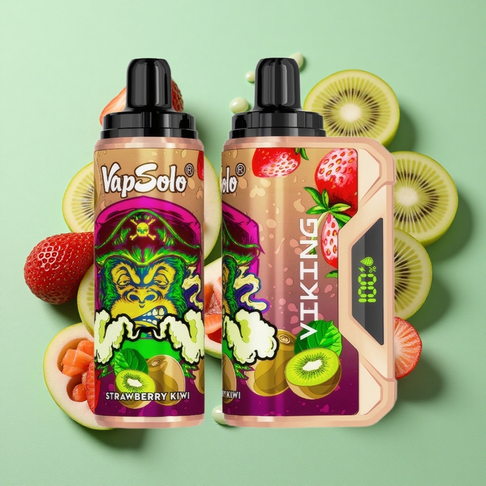 VapSolo VIKING 12000 Puffs Fresa Kiwi 22ml Chile al por mayor