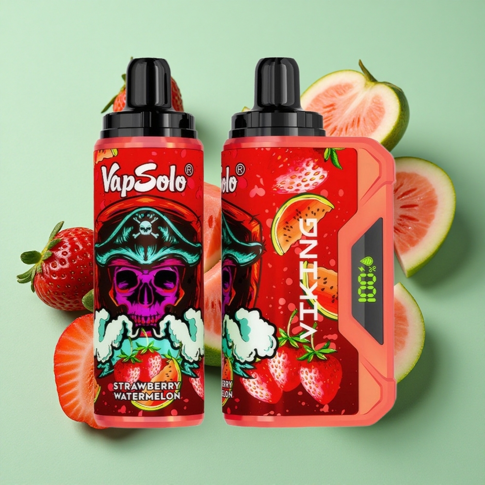 VapSolo VIKING 12000 Puffs Fresa Sandía 22ml Chile al por mayor