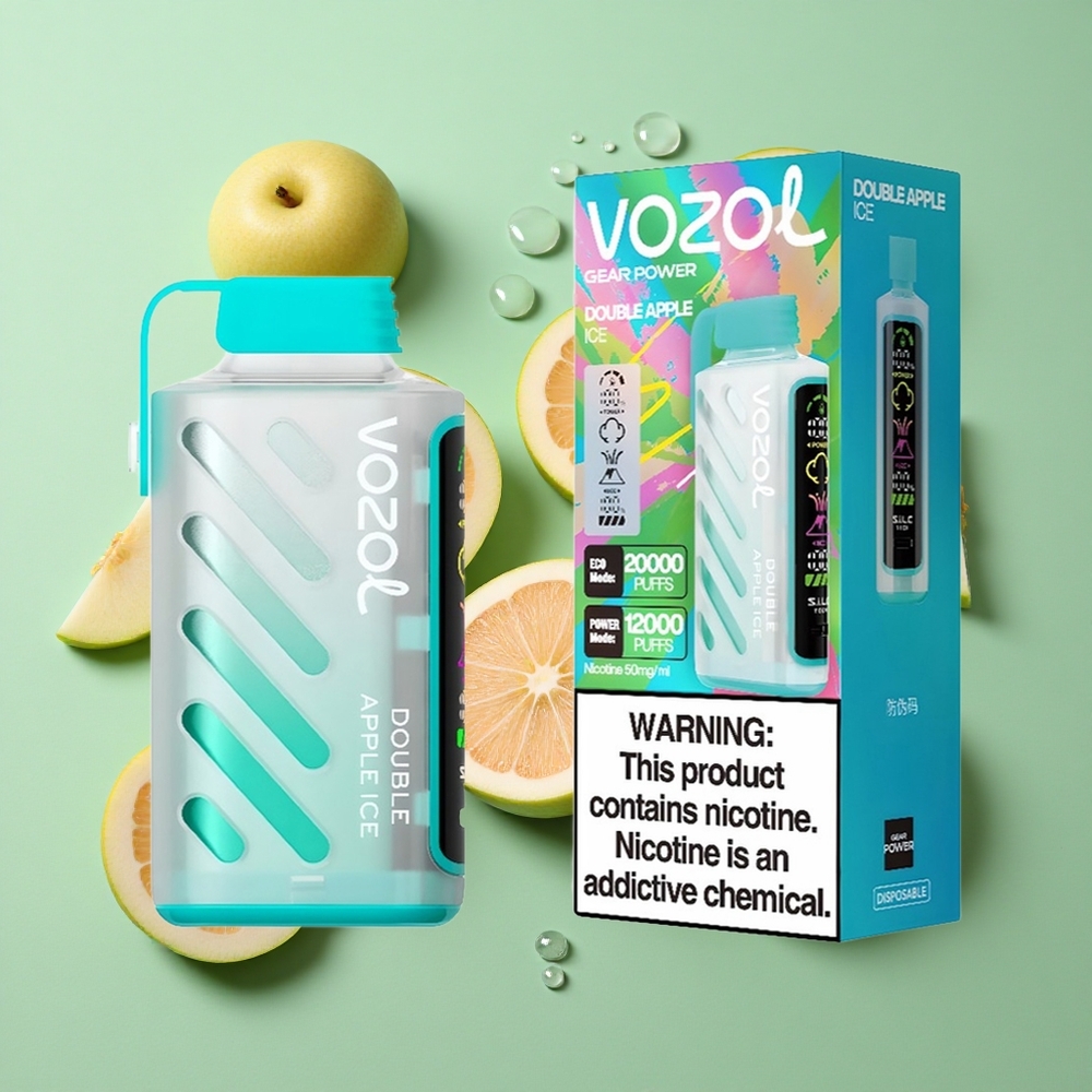 VOZOL Gear Power 20000 Puffs Doble Manzana Hielo Dual Mesh Coil Chile al por mayor