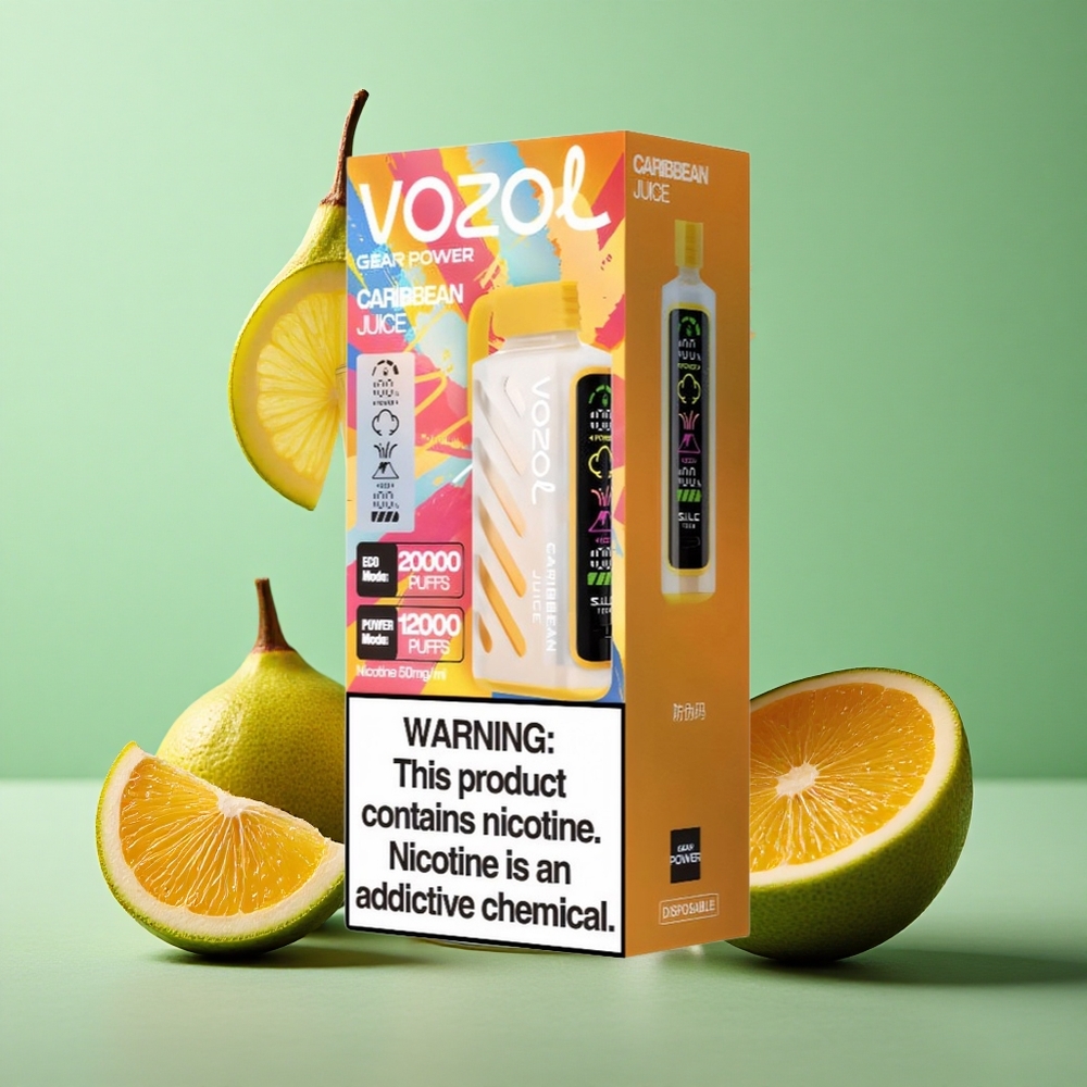 VOZOL Gear Power 20000 Puffs Jugo Caribeño Pantalla Completa Chile al por mayor