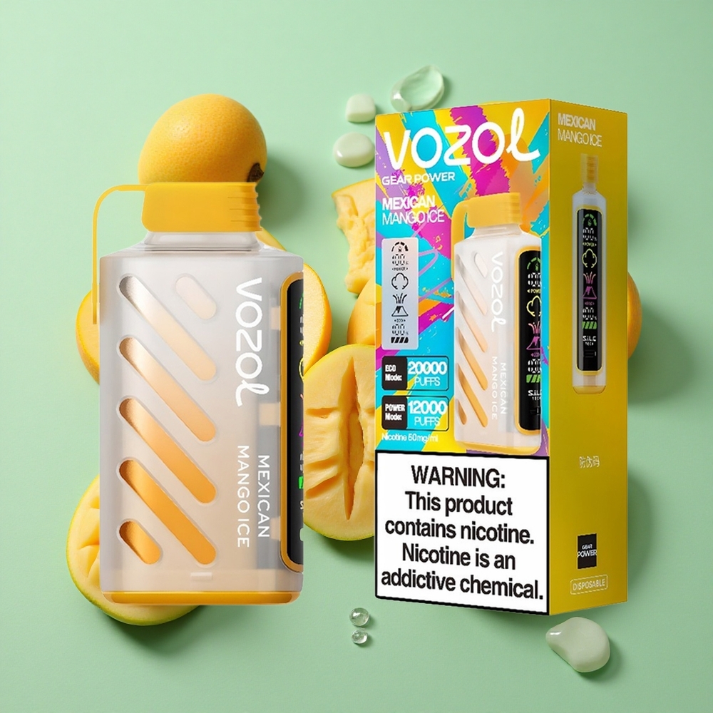 VOZOL Gear Power 20000 Puffs Mango Helado Mexicano Dual Mesh Coil Chile al por mayor