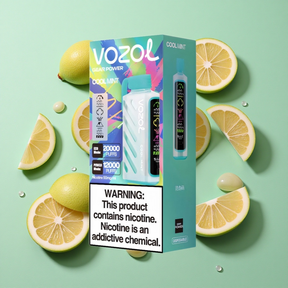 VOZOL Gear Power 20000 Puffs Menta Refrescante Dual Mesh Coil Chile al por mayor