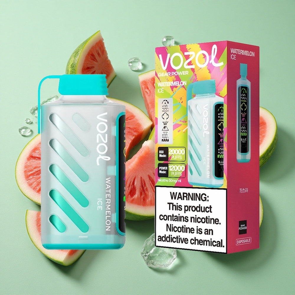 VOZOL Gear Power 20000 Puffs Sandía Helada Dual Mesh Coil Chile al por mayor