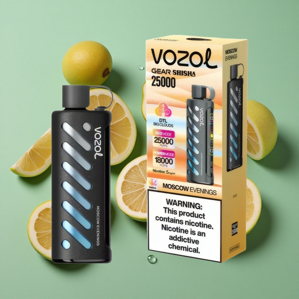 VOZOL Gear Shisha 25000 Puffs 30 Sabores Deliciosos Dual Mesh Chile al por mayor