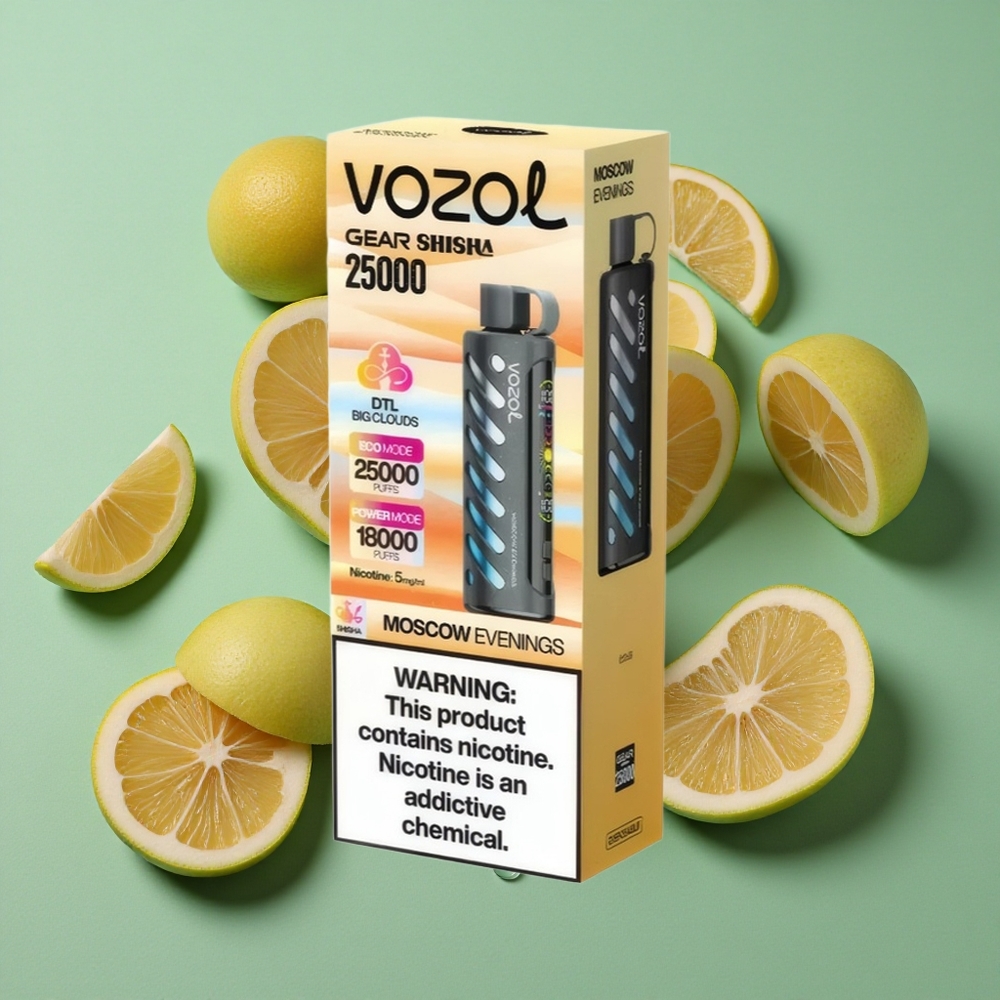 VOZOL Gear Shisha 25000 Puffs 30 Sabores Deliciosos Dual Mesh Chile al por mayor