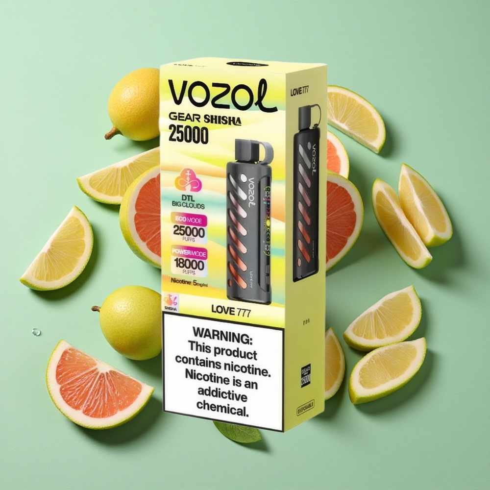 VOZOL Gear Shisha 25000 Puffs Amor 777 30 Sabores Chile al por mayor