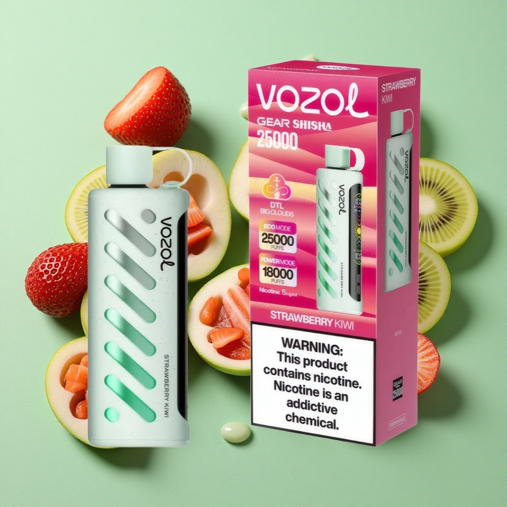 VOZOL Gear Shisha 25000 Puffs Fresa Kiwi 30 Sabores Chile al por mayor