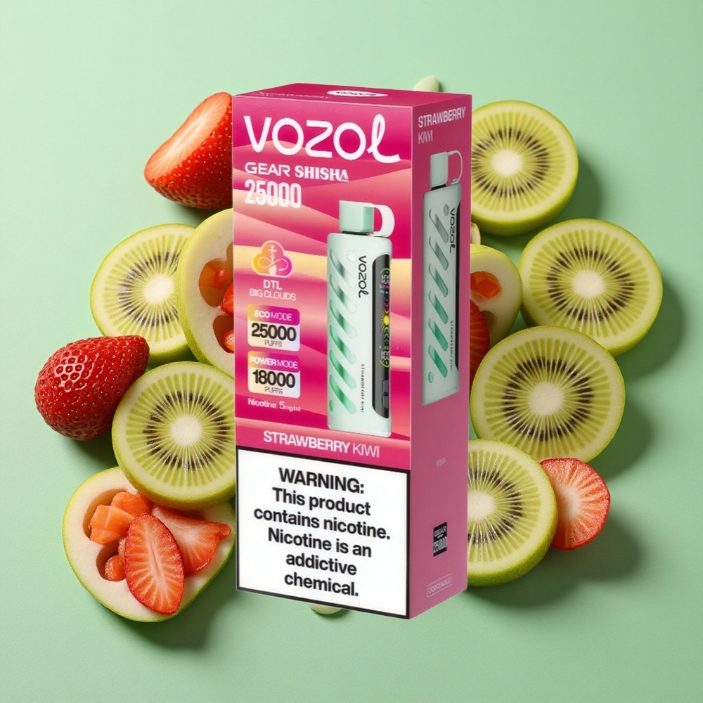 VOZOL Gear Shisha 25000 Puffs Fresa Kiwi 30 Sabores Chile al por mayor