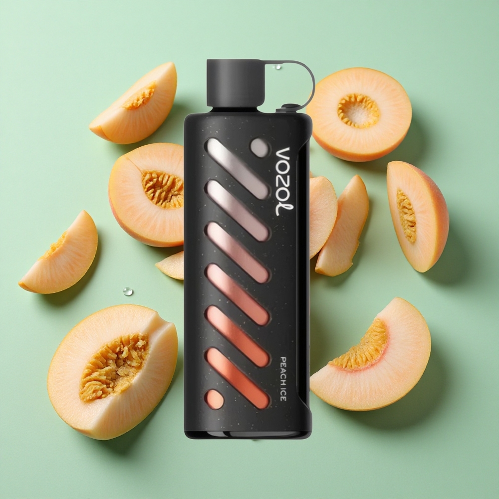 VOZOL Gear Shisha 25000 Puffs Melocotón Helado Dual Mesh Chile al por mayor
