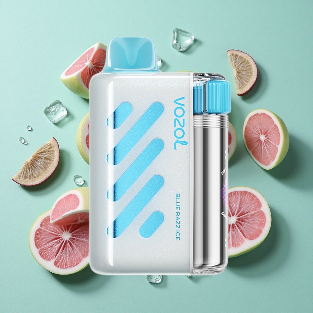 VOZOL VISTA 40000 Puffs Azul Frambuesa Hielo Recargable Chile al por mayor